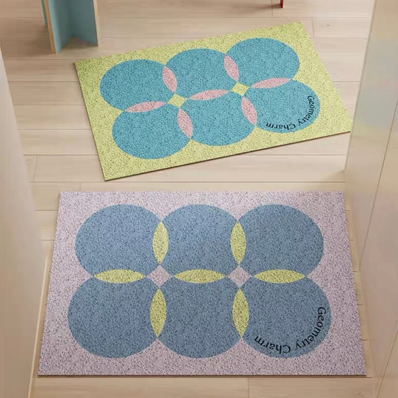 カラフル ドット柄 玄関 マット 全4色 50×80 泥落とし | 70PARK