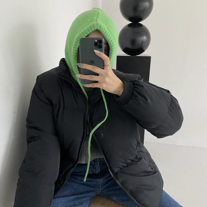 即納】#カラー ニット バラクラバ 全5色 フードウォーマー | 70PARK