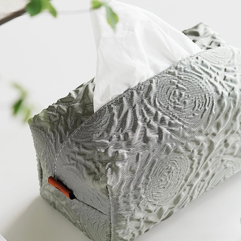エンボス加工 シンプル ソフト ティッシュケース 全2色 | 70PARK