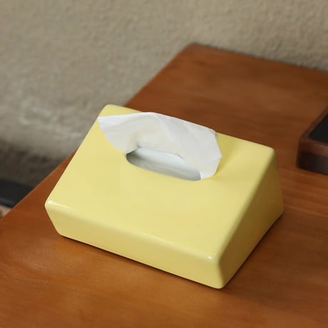 【即納】#セラミック ななめ シンプル ティッシュケース 全4色