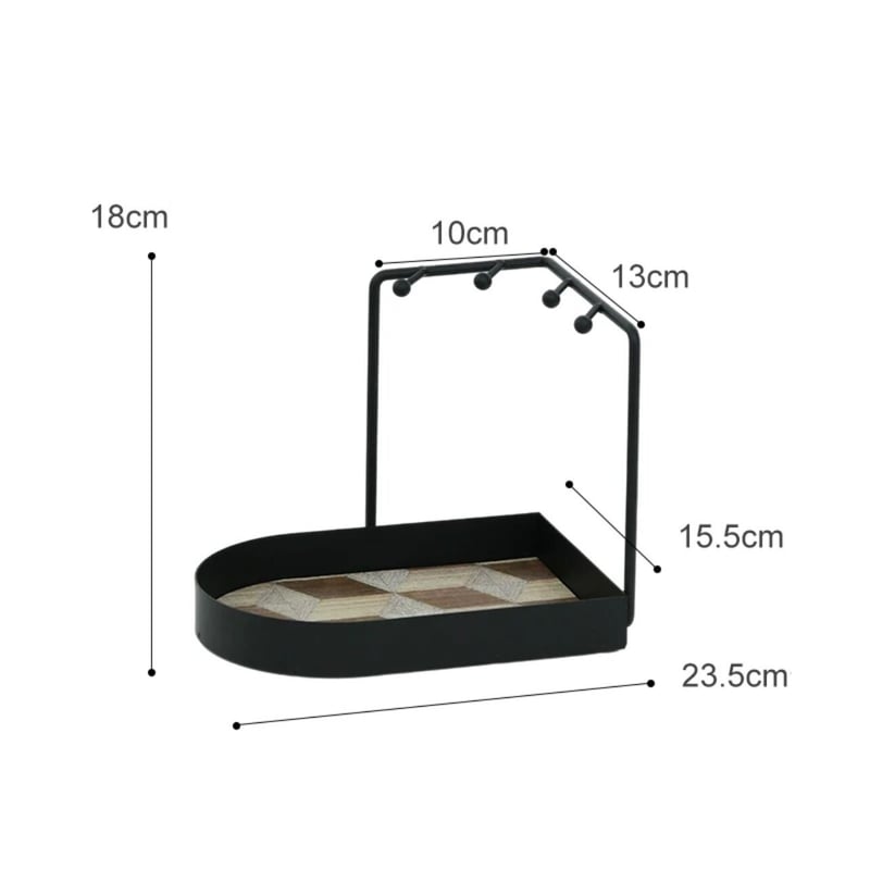 コーナー 鍵 スタンド トレイ 全2色 玄関 収納 小物置き | 70PARK
