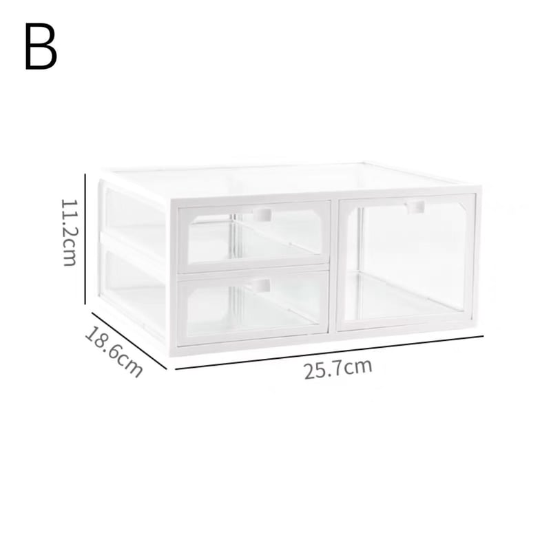 大幅値下げ！！DENBA ボックス型収納 ホワイト　コスメボックス Amazon.co.jp: デンバ DENBA ビーノ コスメボックス パール