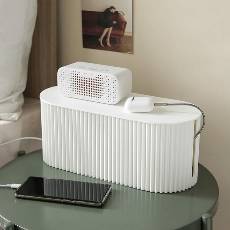 即納】#電源タップ 収納 ケーブルボックス 全3色 2サイズ | 70PARK