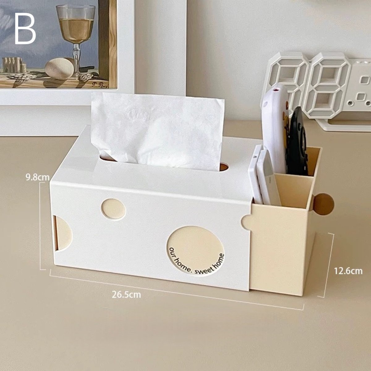 チーズ モチーフ 多機能 ティッシュケース 全2種 リモコン 収納