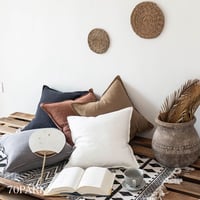 【即納】#リネン 無地 シンプル クッションカバー 全5色