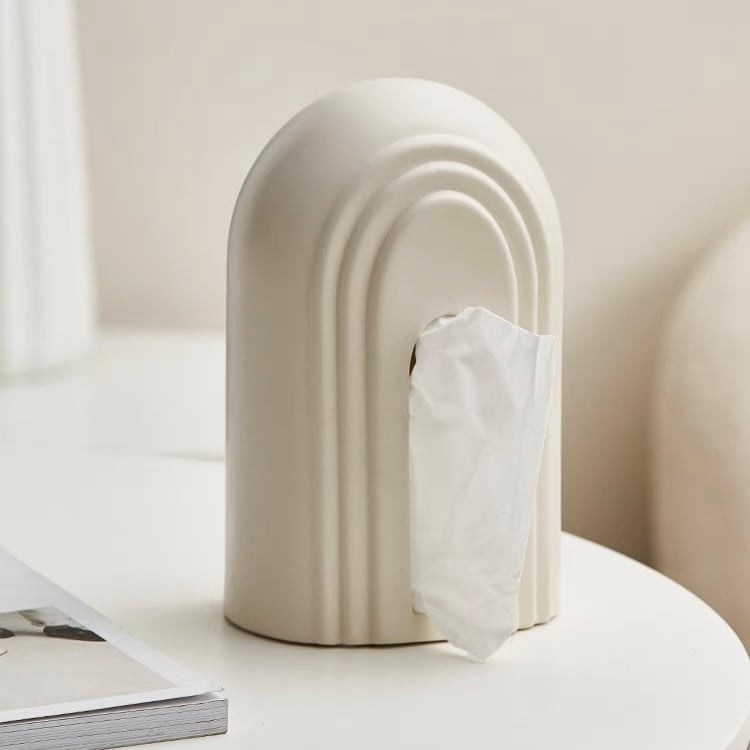 アーチ型ティッシュボックス セラミックティッシュボックス ティッシュボックス Amazon｜かわいい セラミックティッシュボックスカバー モダンな