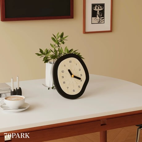 置き時計(送料＋100円) 置時計 ゾーイ ラウンド ナチュラル | 時計 通販