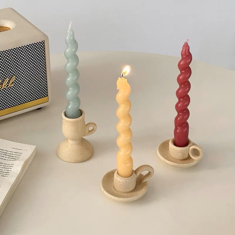 セラミック ナチュラル キャンドルホルダー 全3種 | 70PARK