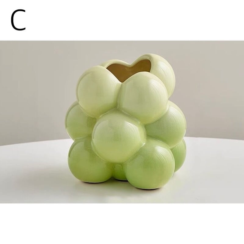 グレープ ボンボン ブラシスタンド 全3色 花瓶 ポコポコ | 70PARK