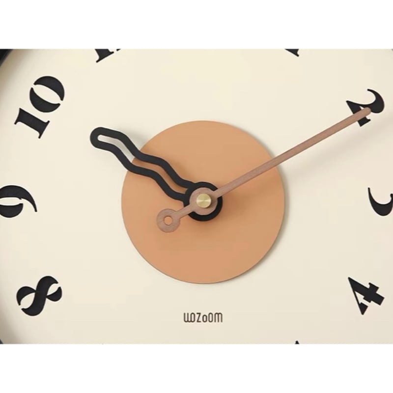 チャビー ウエーブ 針 クロック 全3色 壁掛け時計 | 70PARK