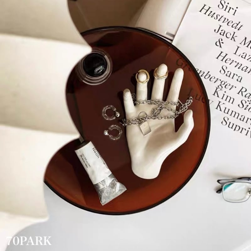 ハンド セラミック オブジェ アクセサリー 収納 トレイ | 70PARK