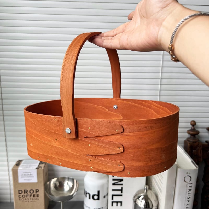 持ち手付き ウッド シェーカーボックス 収納 カゴ | 70PARK