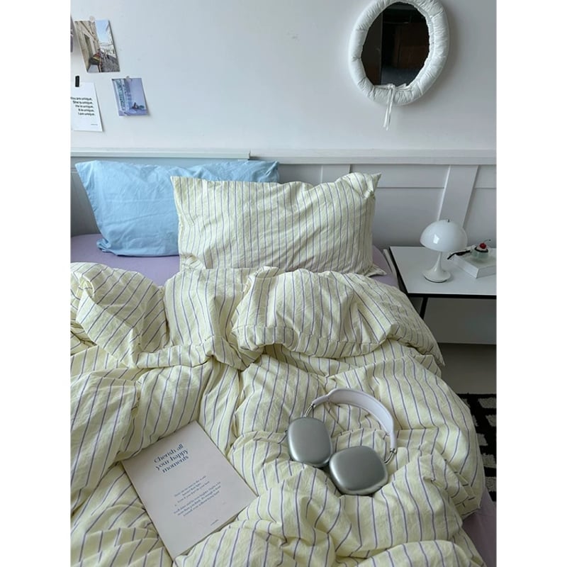 【ART OF BLACK】 イエロー ペンシルストライプ 布団カバーセット 楽天市場】イエロー ペンシルストライプ 布団カバーセット【ART OF