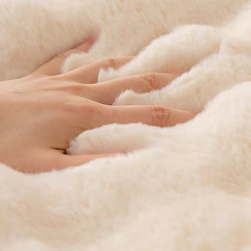 フェイクファー ふわとろ ポコポコ クッションカバー 全3色 45×45 | 70PARK