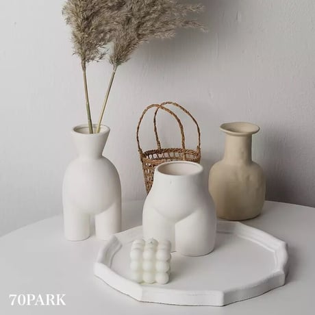 #ヒップ型 ボディアート フラワーベース 全2タイプ 花瓶
