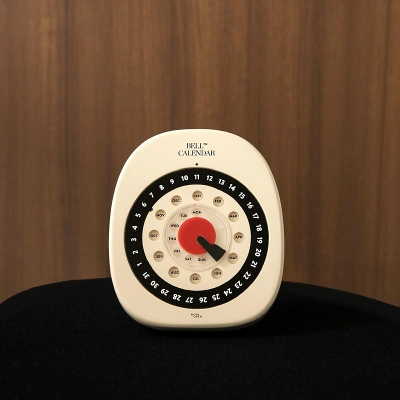 【希少】ヴィンテージ 万年 卓上 デスク カレンダー イギリス製 ダイヤル式 calendar-03019 ダイヤル式 卓上 万年カレンダー | ART OF BLACK