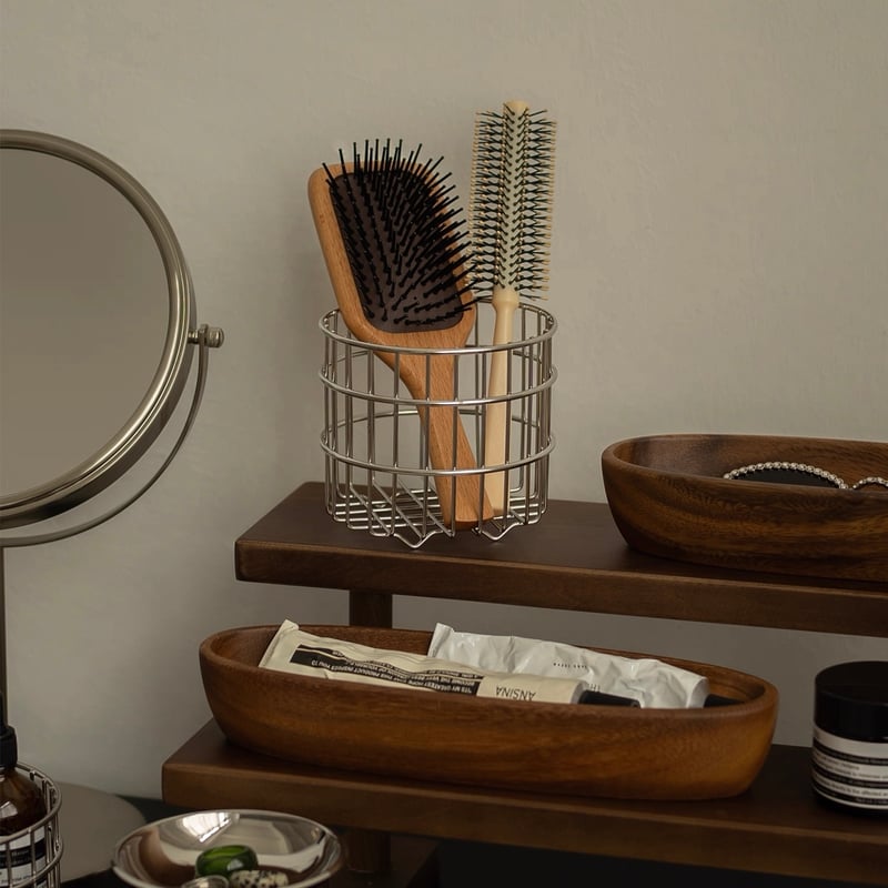 ナチュラルブラウン バスケット 2個セット39.5cm Amazon.co.jp: 平和工業 スタッキングバスケット 浅型 前開き