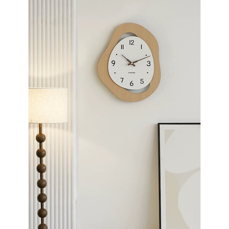 ニュアンス カーブ レトロ クロック 全2色 壁掛け時計 | 70PARK