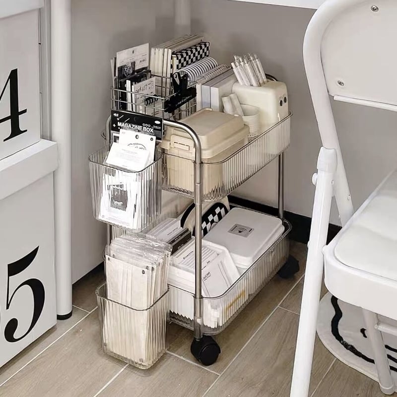 エレクター　アクリル天板　2枚バスケット2つ付き　30cm 90cm エレクター アクリル天板 2枚バスケット2つ付き 30cm 90cm