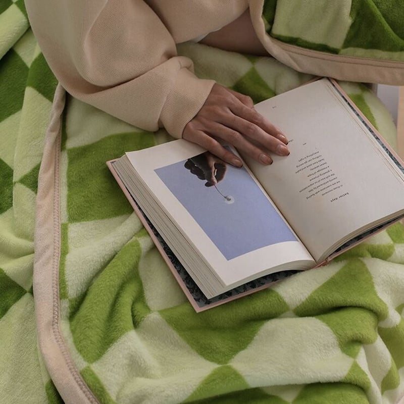 チェッカー ブランケット 全5色 膝掛け 毛布 100×150 | 70PARK チェッカー ブランケット 全5色 膝掛け 毛布 100×150 | 70PARK