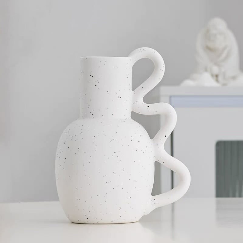 ウエーブ 持ち手 フラワーベース 全2タイプ 花瓶 | 70PARK