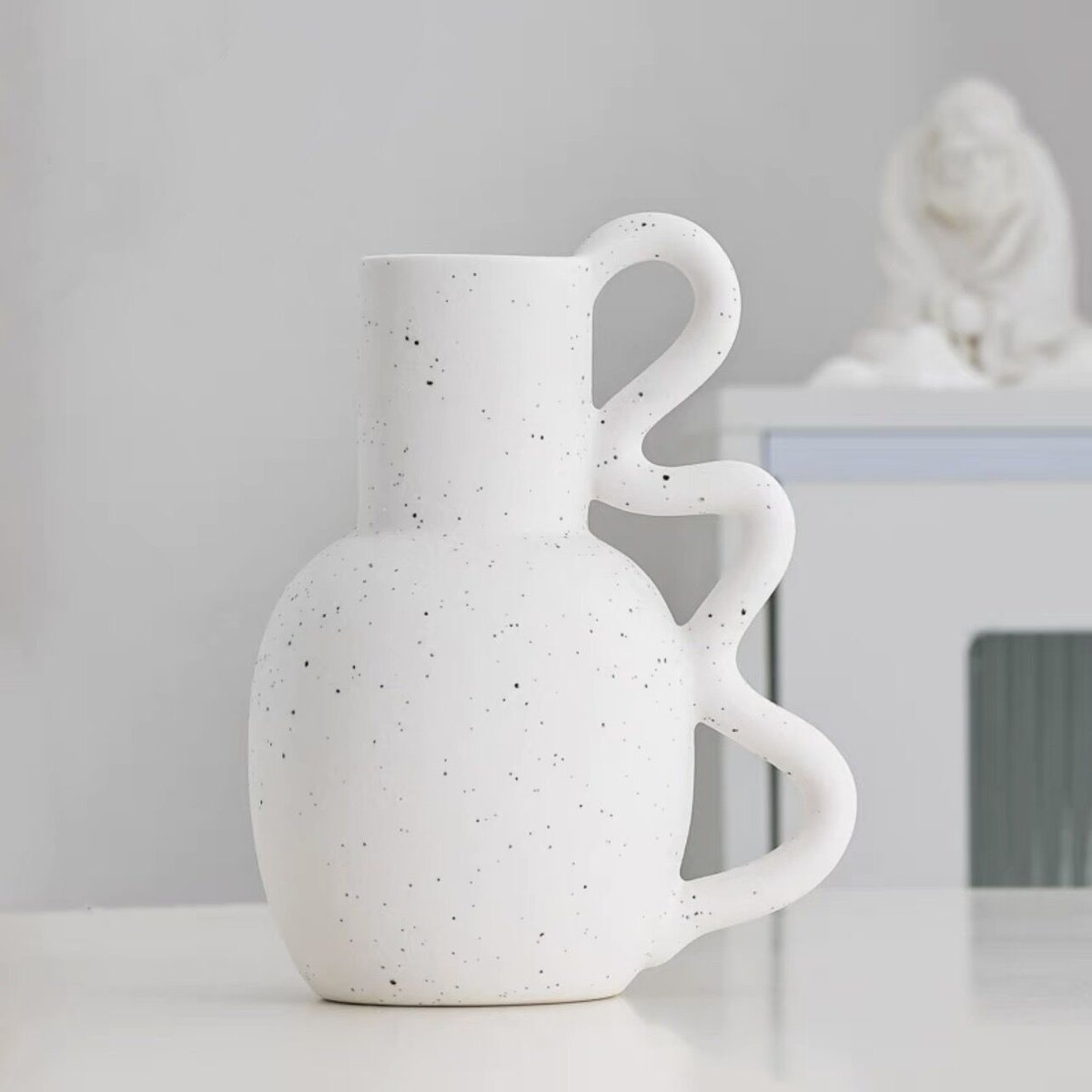 ウエーブ 持ち手 フラワーベース 全2タイプ 花瓶 | 70PARK