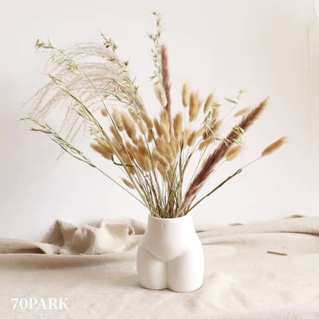 #ヒップ型 ボディアート フラワーベース 全2タイプ 花瓶
