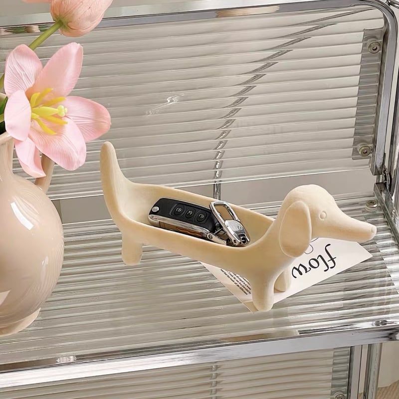 ダックスフンド モチーフ アクセサリー トレイ 全3色 犬 | 70PARK