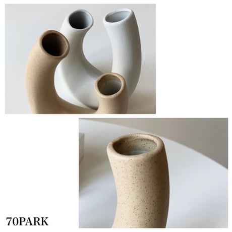 【即納】#ドーナツ & U字  シンプル フラワーベース 全4タイプ 花瓶