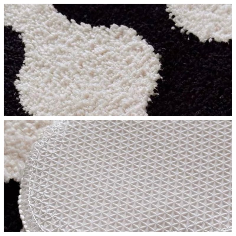 なみなみ ウエーブ モノトーン ドア マット 40×70 | 70PARK