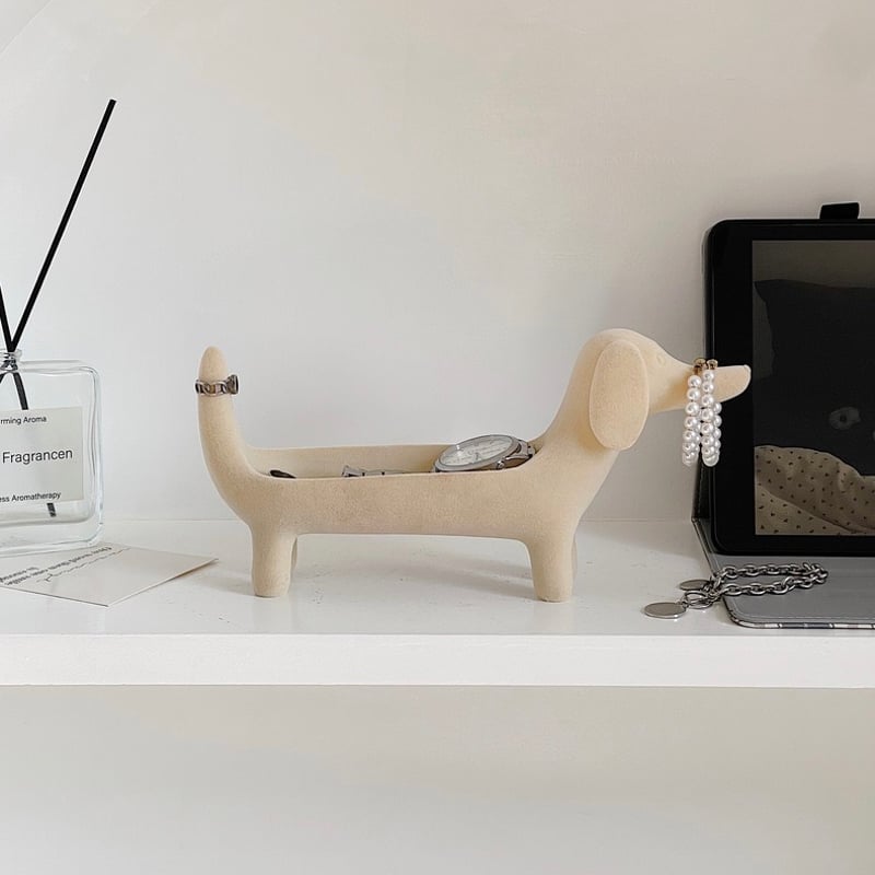 ダックスフンド モチーフ アクセサリー トレイ 全3色 犬 | 70PARK