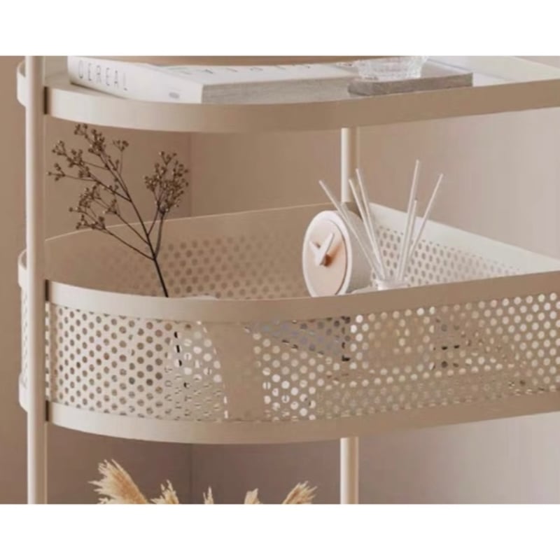 キャスター付 アーチ 三段 収納 ワゴン 全2色 サイドテーブル | 70PARK