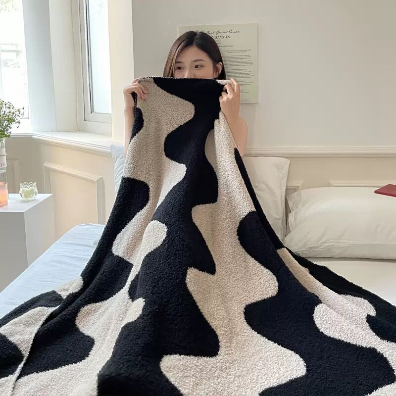 なみなみ ウエーブ ブランケット 130×170 膝掛け | 70PARK