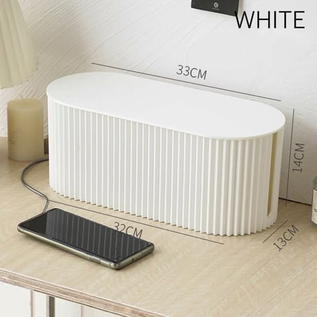 【即納】#電源タップ 収納 ケーブルボックス 全3色 2サイズ