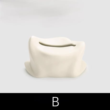 #枕 モチーフ セラミック ティッシュケース 全2種