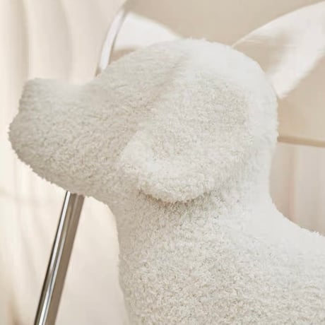 #もこもこ ドッグ クッション 抱き枕 全2色 犬 ぬいぐるみ 50cm