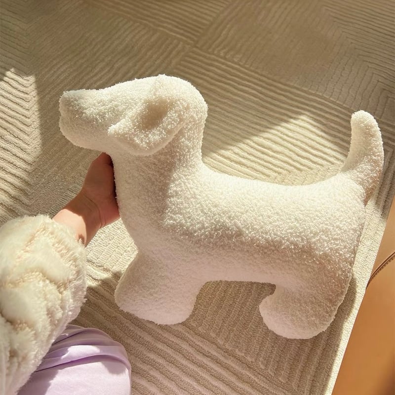 もこもこ ドッグ クッション 抱き枕 全2色 犬 ぬいぐるみ 50cm