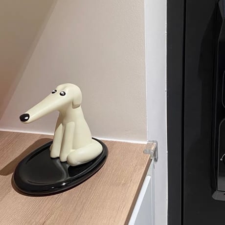 #モノトーン ドッグ モチーフ キー トレイ 犬 鍵 収納 玄関