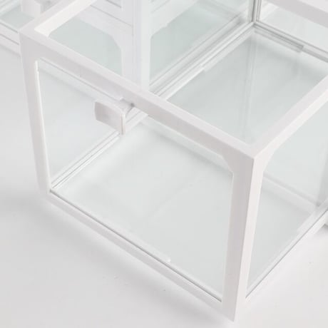 【即納】#バラ売り クリア ホワイト コスメ 収納 ボックス 全3種