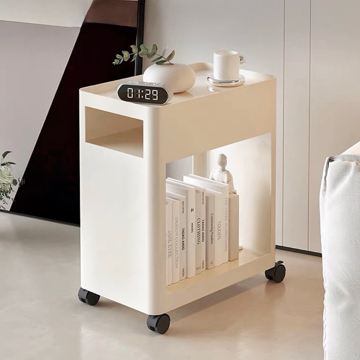 キャスター付 幅30cm アイアン 収納 ワゴン 全2色 サイドテーブル | 70PARK