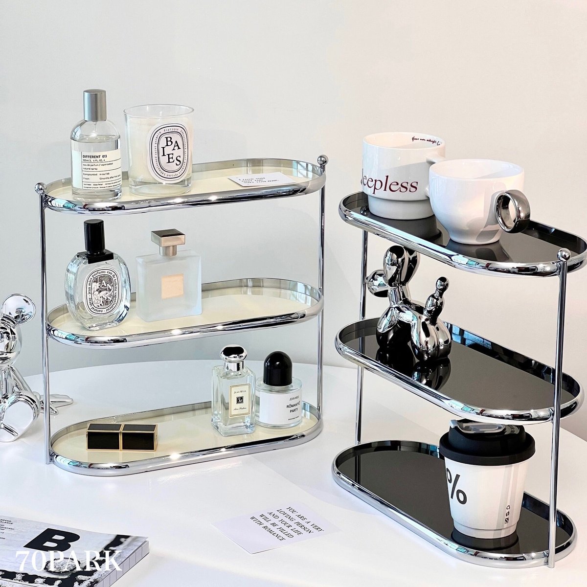 オーク材3段シェルフ ステンレスフレーム 楽天市場】天然木 ステンレスフレーム 折りたたみ式 3段ラック【ART OF