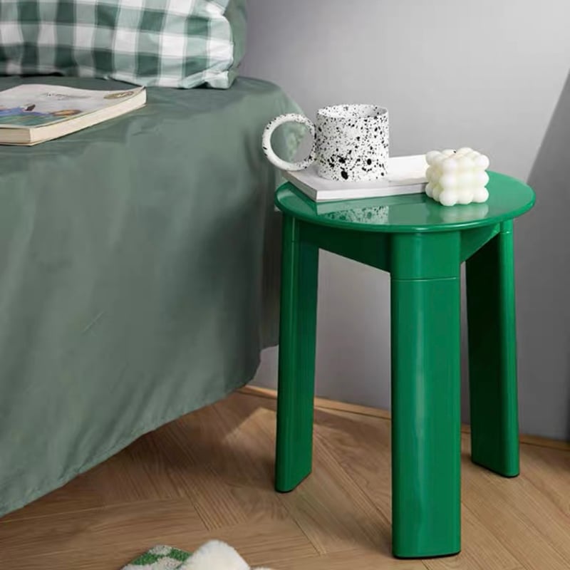 カラー ラウンド サイドテーブル スツール 全4色 チェア | 70PARK