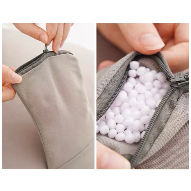 ストロー素材 フラワー ビーズ クッション プフ 全2色 椅子 | 70PARK