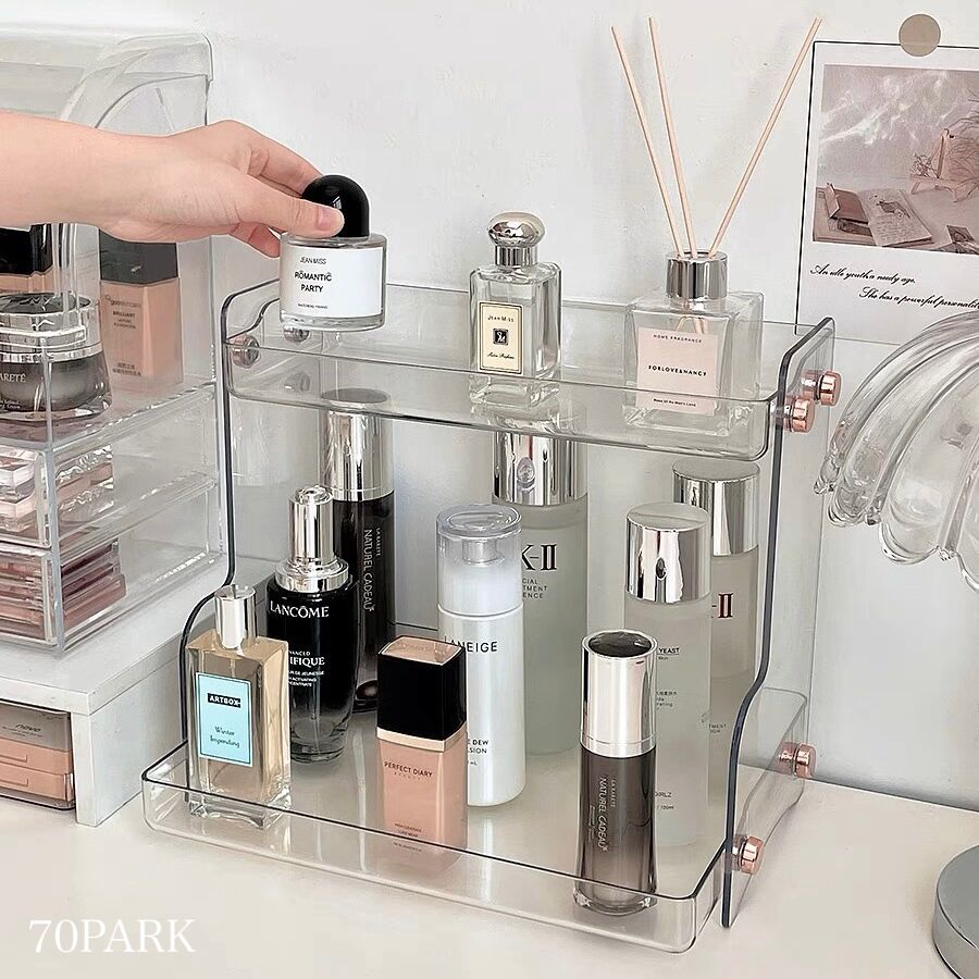 PRADA アクリル 2段収納ラック PRADA アクリル 2段収納ラック PRADA アクリル 2段収納ラック