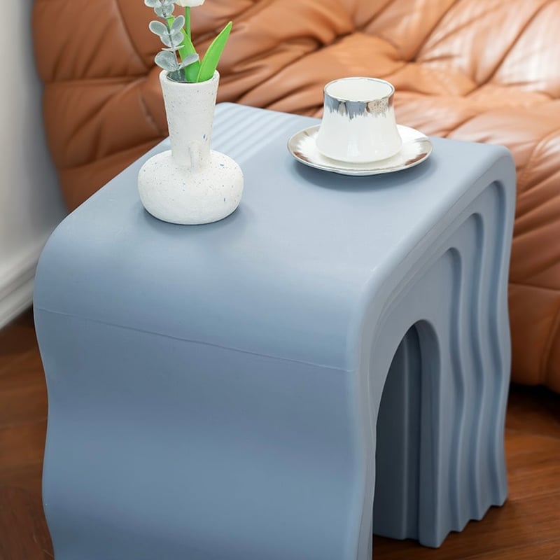 ユニーク ウエーブ アーチ サイドテーブル 全4色 スツール | 70PARK