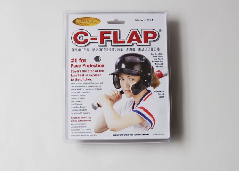 フェイスガードヘルメット軟式C FLAP MLB フェイスガードヘルメット軟式C FLAP MLB