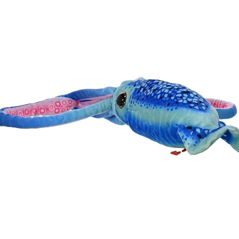 アウトレット商品】 ぬいぐるみ ダイオウイカ ブルー 20