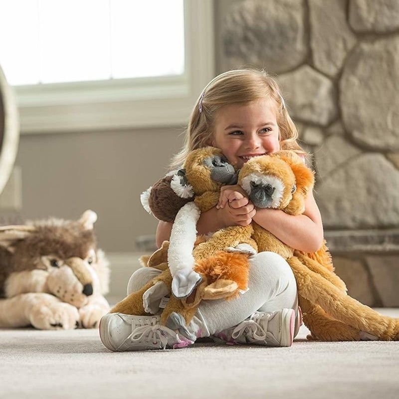 ぬいぐるみ ぶらさがり コモンマーモセット 23484 | ワイルドリ