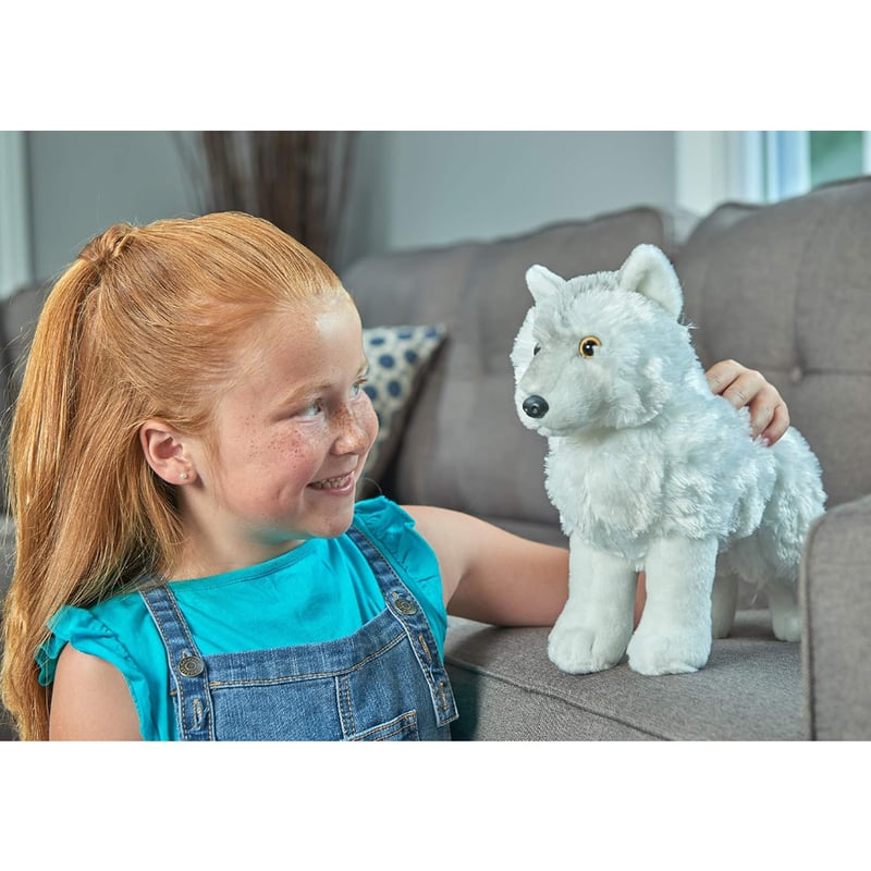 狼 ぬいぐるみ ドール 白衣 ホッキョクオオカミ 人形 医者 獣人 狼