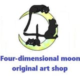 Four-dimensional moon original art shop